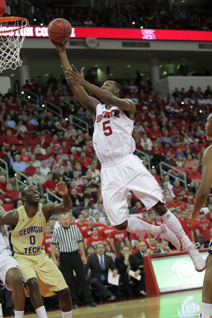 C.J. Leslie, a junior forward, lead the Wolfpack in scoring last year with 14.7 points per game. Leslie is one of four returning starters on a N.C. State team hungry for more after reaching the Sweet 16 last year. 