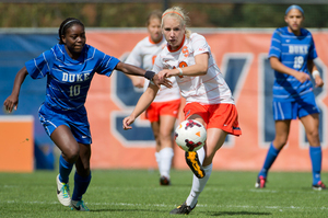 Taylor Haenlin is one of the anchors of Syracuse's defense. Her relationship with former SU player Chelsea Berry helped bring her to the Orange.