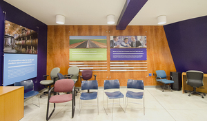 <strong>The Power Up room</strong> in the Tech Garden on Harrison Street opened last week as a collaborative workspace designed to host events and short-term programs focusing on start-ups. The 1,850-square-foot space has walls lined with whiteboards and new furniture.
