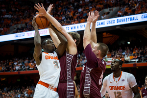 Jerami Grant struggled from the field and the free throw line on Saturday. 