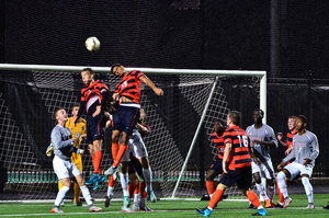 Syracuse's lone goal against Boston College came off a Liam Callahan corner kick to propel SU to the Final Four.