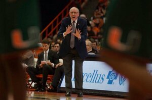 Syracuse head coach Jim Boeheim argued that regular-season records don’t matter as long as his team makes it to the Big Dance.