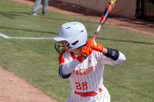 The Orange mustered only four hits in their second straight loss to Notre Dame.