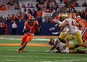 LeQuint Allen Jr. (No. 1) was a 2023 Second-Team All-Atlantic Coast Conference selection.