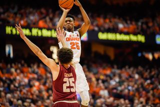 Tyus Battle shot 9-14 from the field, leading the Orange in scoring.