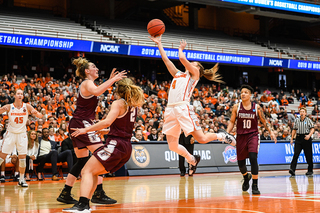 Mangakahia shoots a floater.