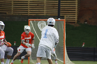 UNC's Alex Trippi had one of UNC's nine goals